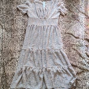 Vintage Sheer Floral Dress